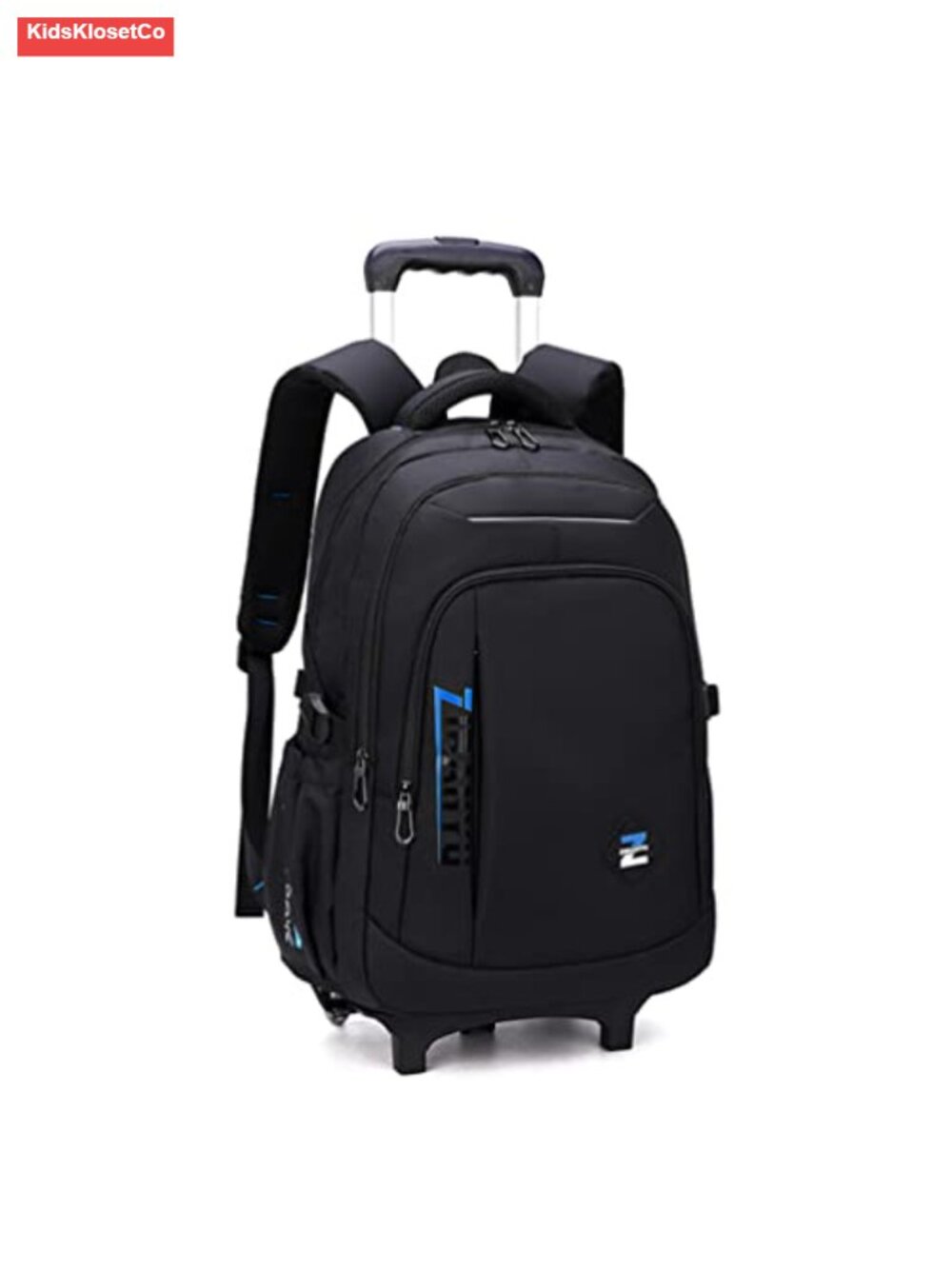 Rolling Backpack with Wheels for Teens, Waterproof Trolley Daypack, Convertible - Picture 1 of 6